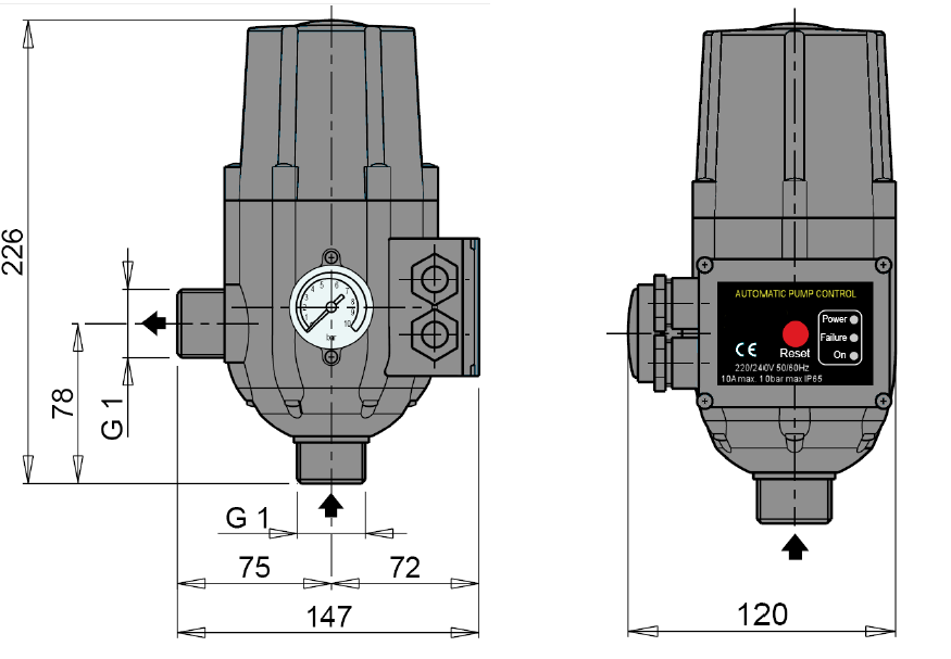 Автоматика для насоса TPC-13A